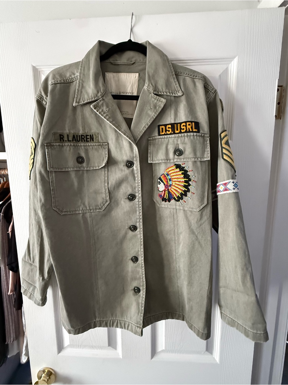 Ralph Lauren Olive Utility Jacket NWOT